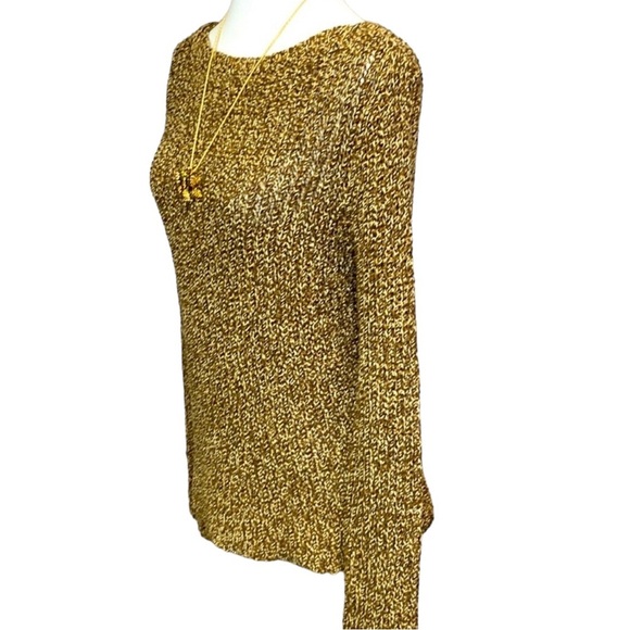 Ralph Lauren Marled Open Weave Sweater - Picture 2 of 7